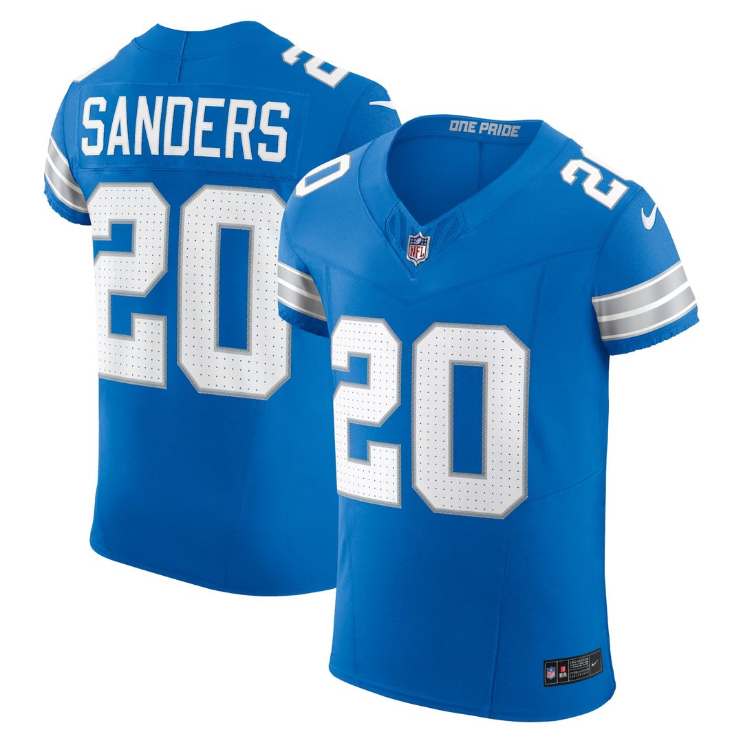 Barry Sanders Detroit Lions Team Vapor F.U.S.E. Elite Jersey - Blue