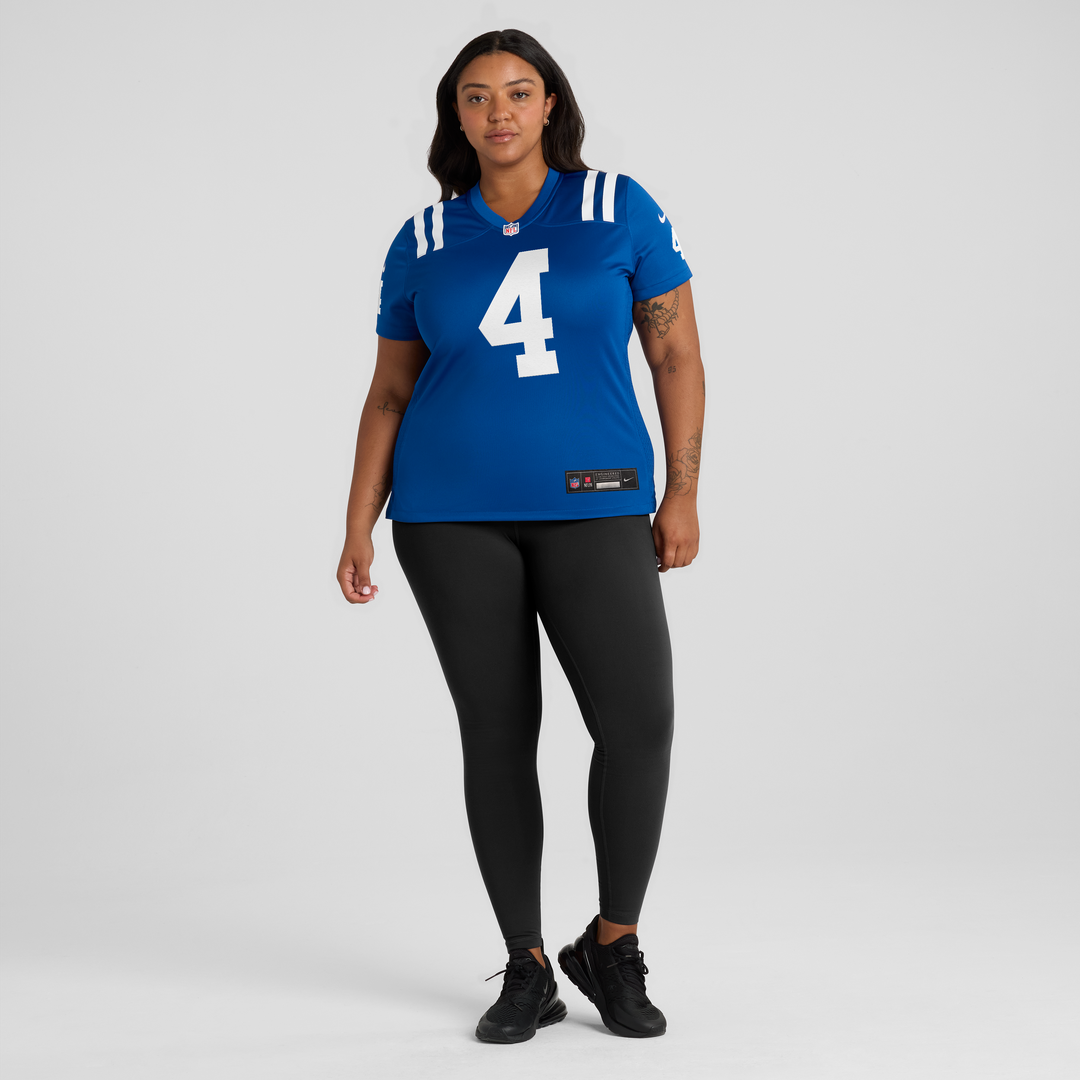 Adam Vinatieri Indianapolis Colts Women's Team Retired Game Jersey - Royal