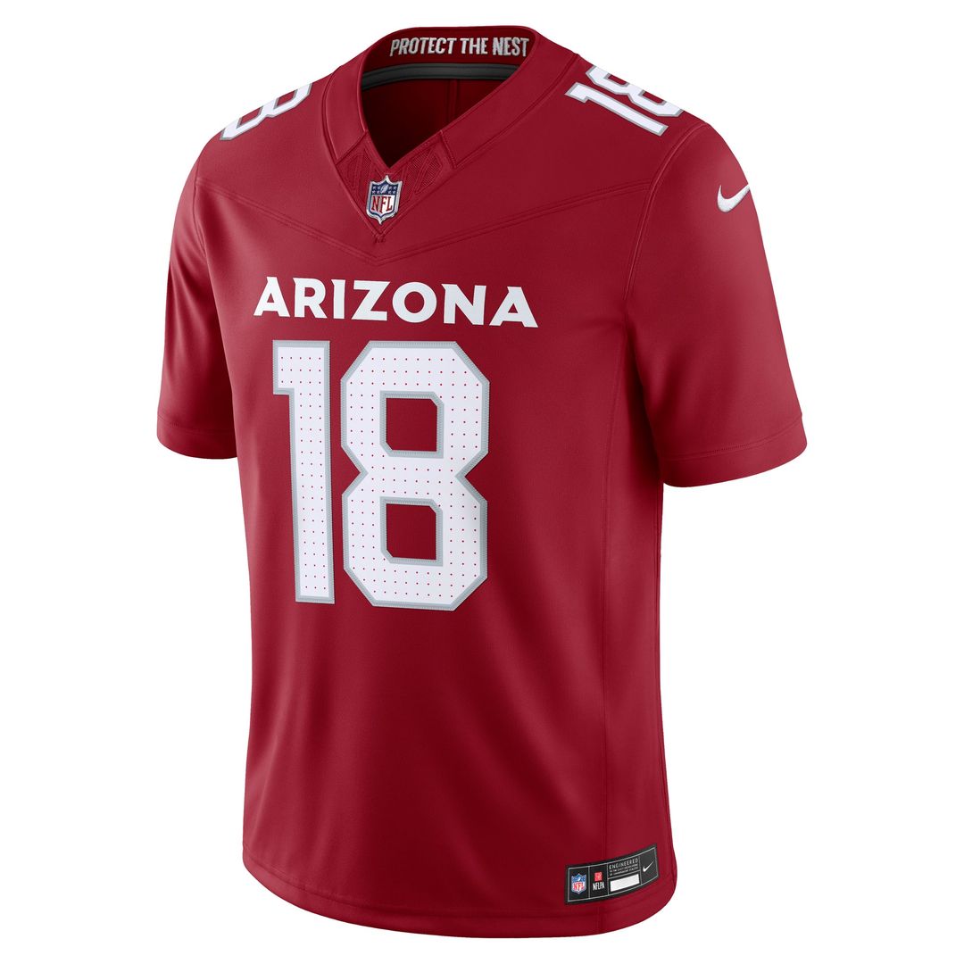 Marvin Harrison Jr. Arizona Cardinals Team Vapor F.U.S.E. Stitched Limited Jersey - Cardinal
