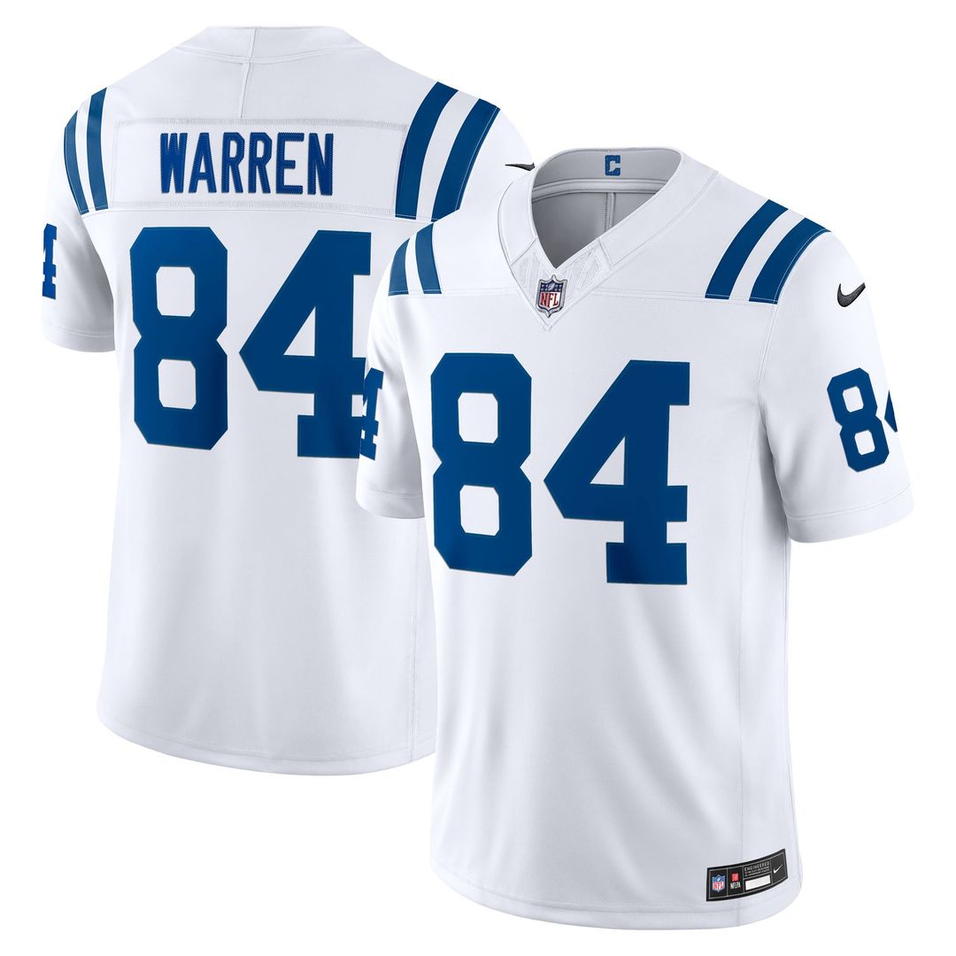 Tyler Warren Indianapolis Colts Team Vapor F.U.S.E. Stitched Limited Jersey - Royal