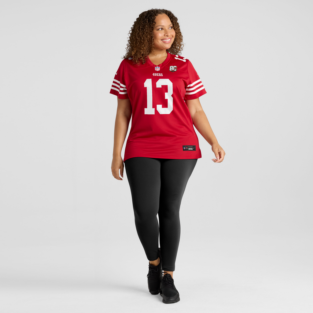 Brock Purdy San Francisco 49ers Women's 80th Anniversary Game Jersey - Scarlet