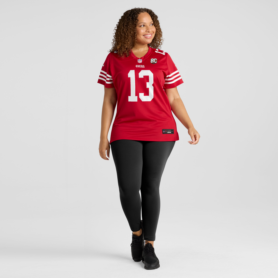 Brock Purdy San Francisco 49ers Women's 80th Anniversary Game Jersey - Scarlet