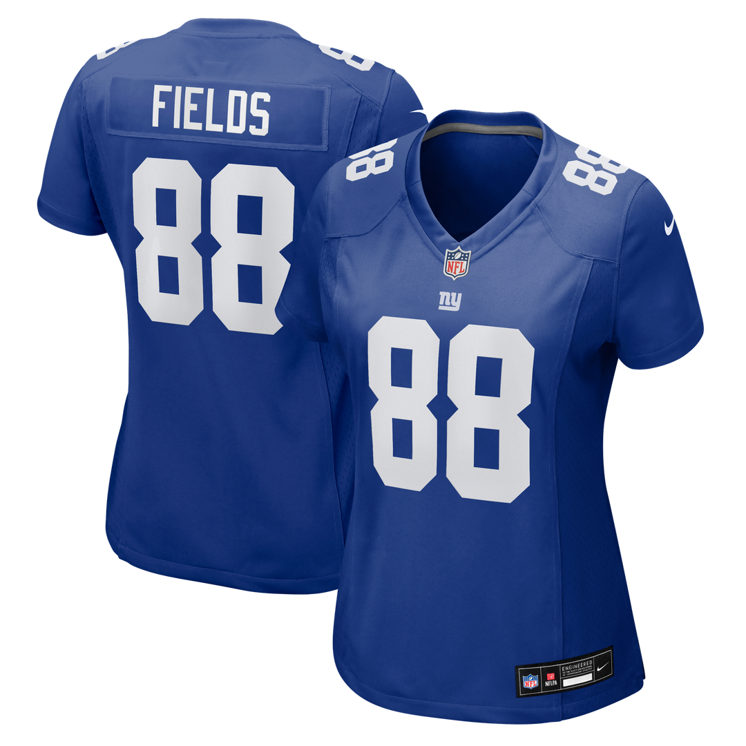 Malachi Fields New York Giants Women's Team Game Jersey - Royal