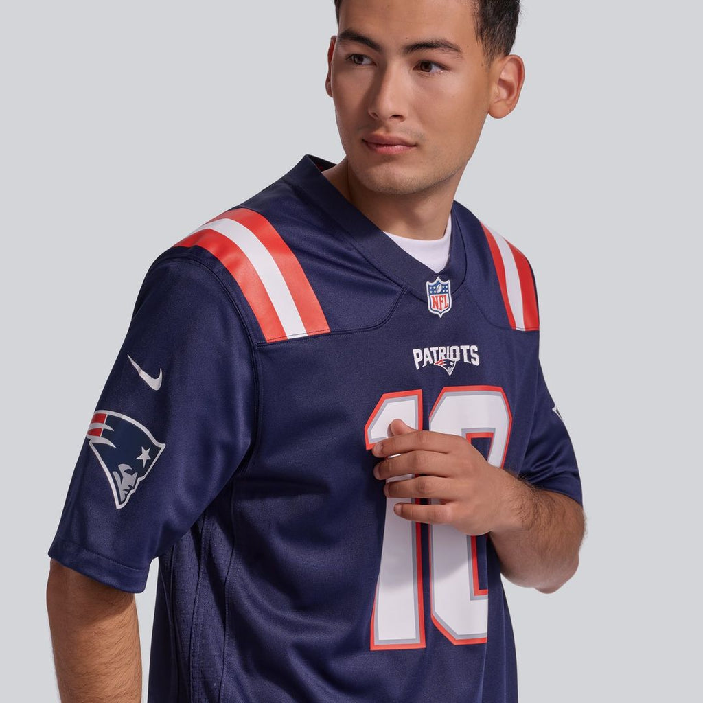 Drake Maye New England Patriots Player Game Jersey - White