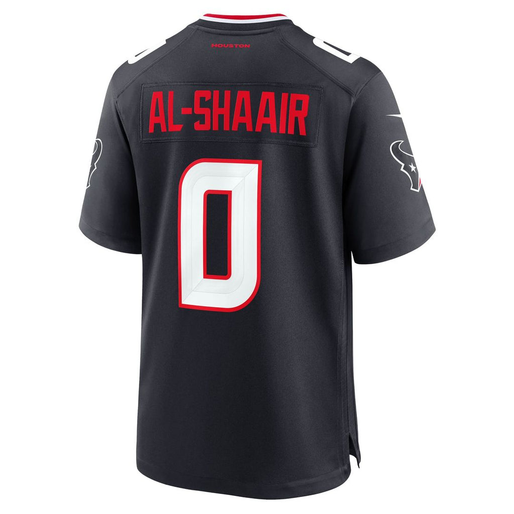 Azeez Al - Shaair Houston Texans Team Game Jersey - Navy