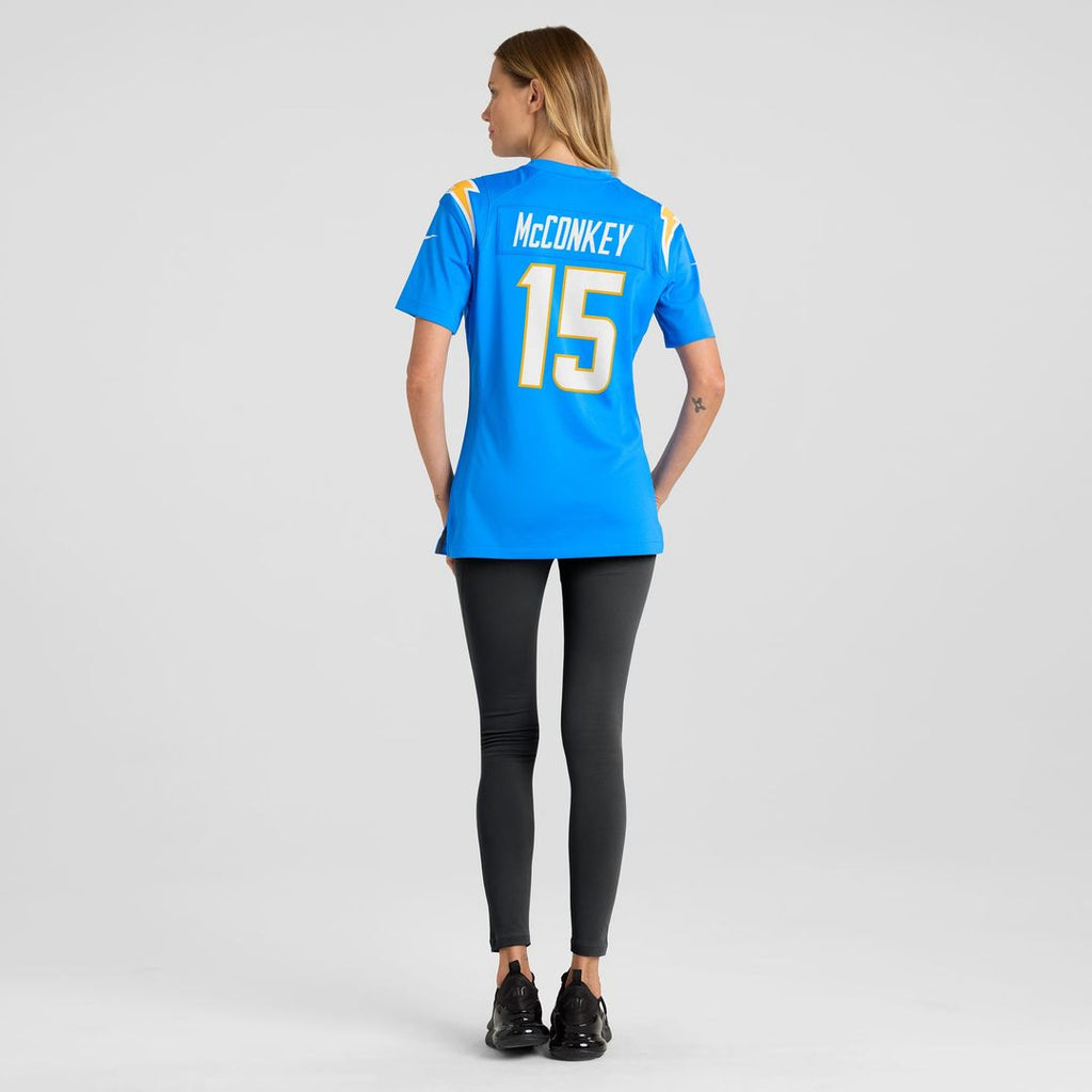Ladd McConkey Los Angeles Chargers Women's Alternate Charger Power Game Jersey - Gold