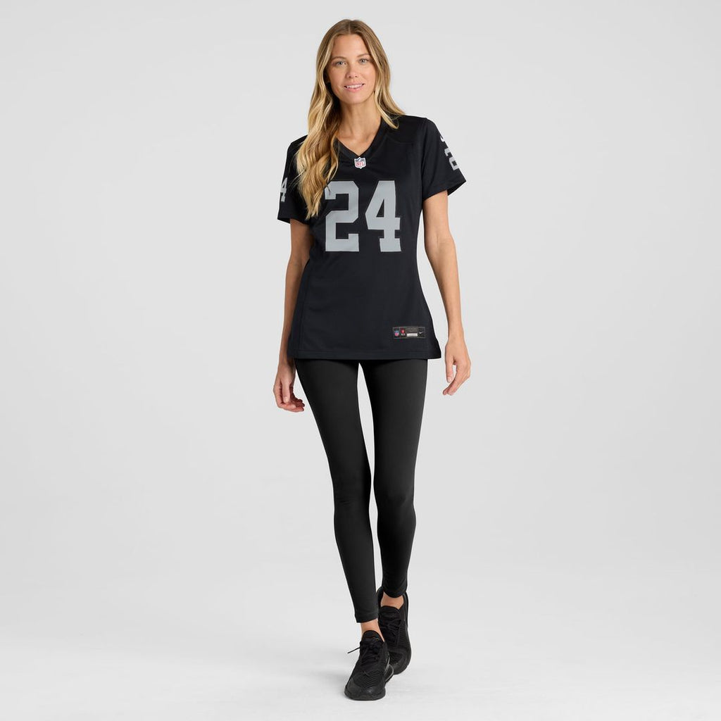 Marcus Peters Las Vegas Raiders Women's Team Game Jersey - Black