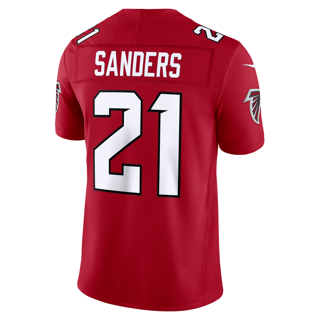 Deion Sanders Atlanta Falcons Team Vapor F.U.S.E. Stitched Retired Limited Jersey - Red