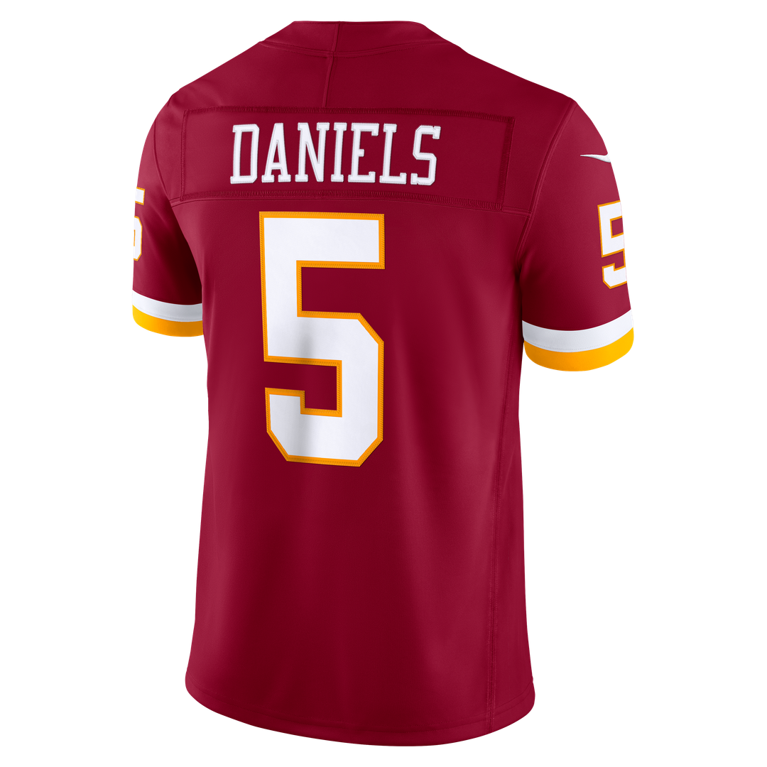 Jayden Daniels Washington Commanders Team Vapor F.U.S.E. Stitched Limited Jersey - Burgundy