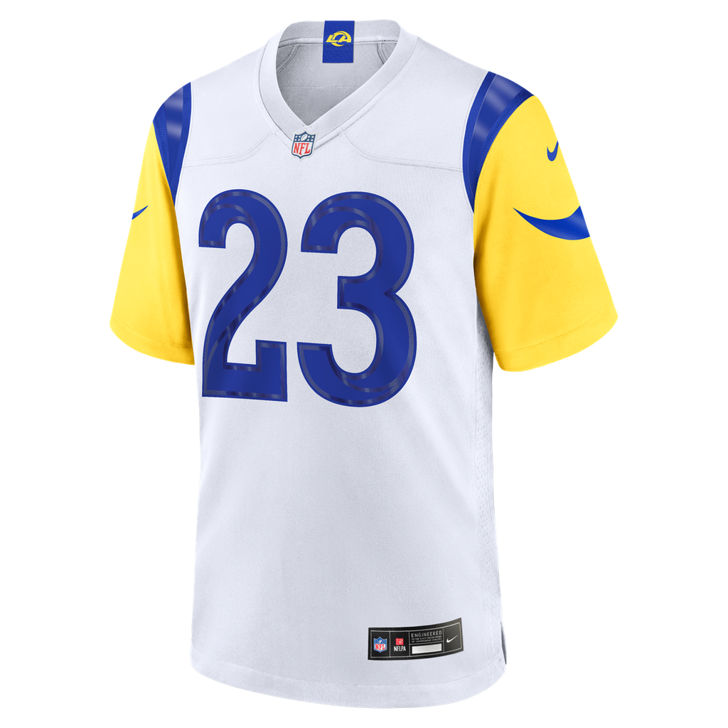 Kyren Williams Los Angeles Rams White Game Player Jersey - White