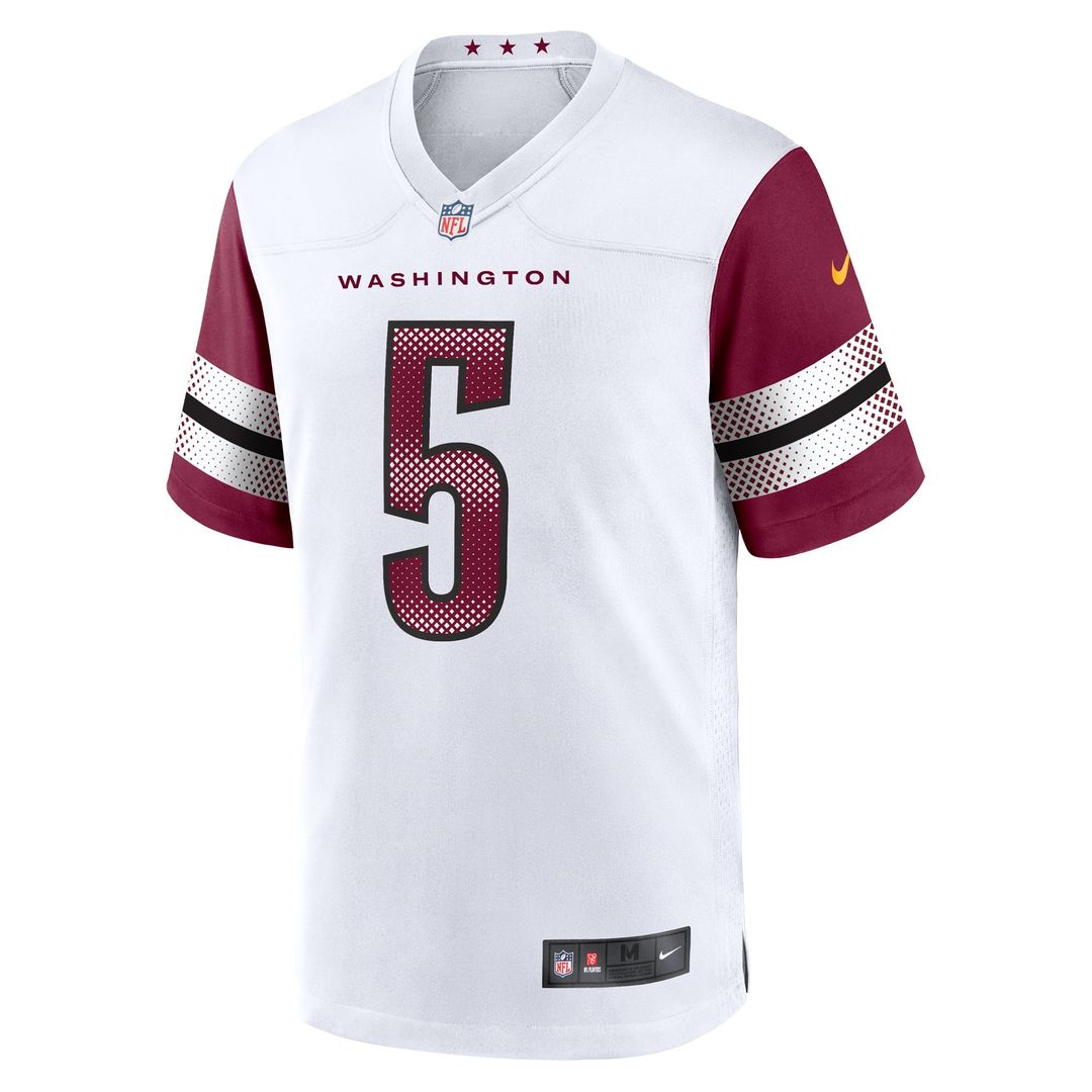 Jayden Daniels Washington Commanders Alternate Game Player Jersey - Black