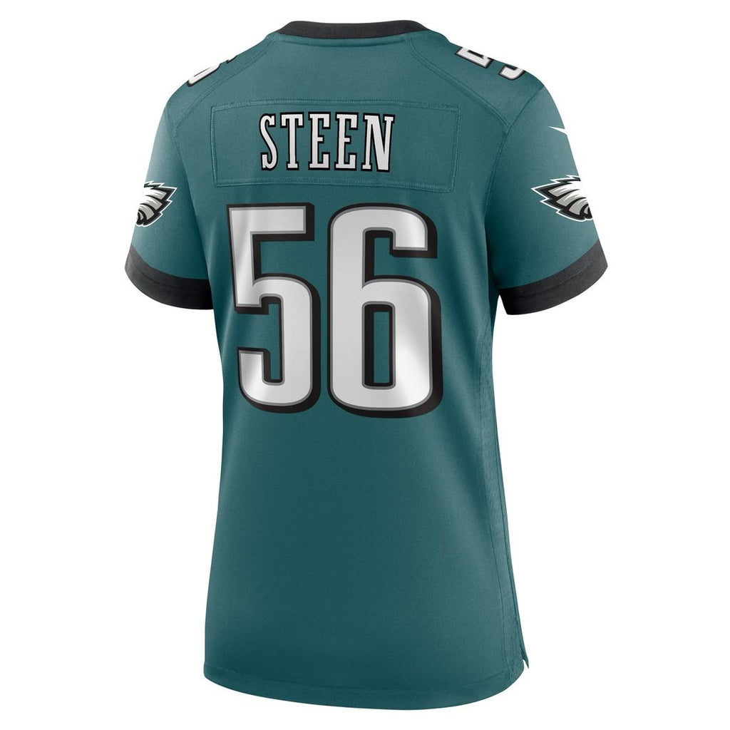 Tyler Steen Philadelphia Eagles Women's Team Game Jersey - Midnight Green