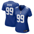 Basil Okoye New York Giants Women's Team Game Jersey - Royal