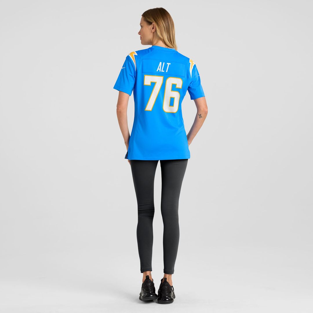 Joe Alt Los Angeles Chargers Women's Game Jersey - Powder Blue