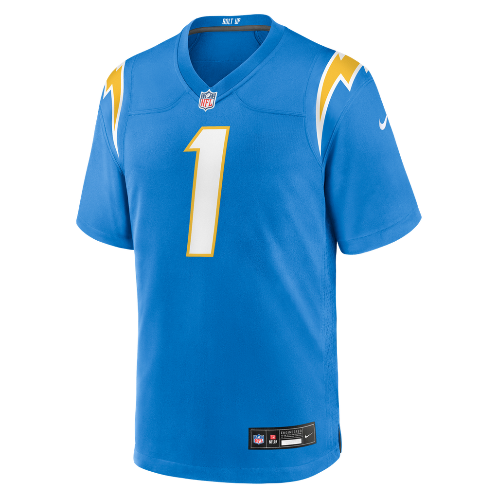 Quentin Johnston Los Angeles Chargers Alternate Charger Power Game Player Jersey - Gold