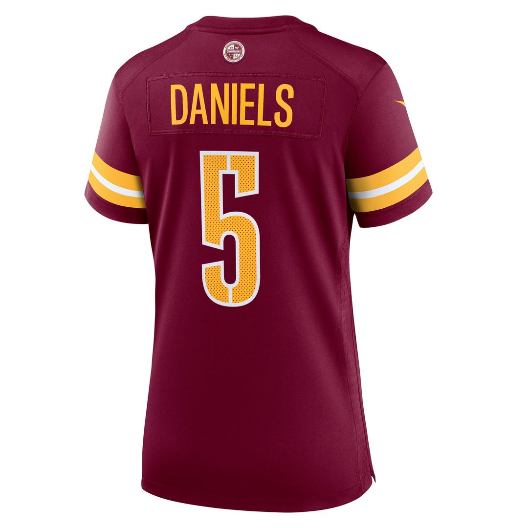 Jayden Daniels Washington Commanders Women's Alternate Game Player Jersey - Black