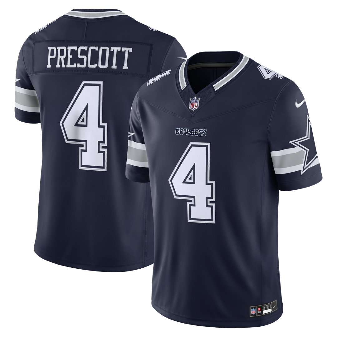 Dak Prescott Dallas Cowboys Team Vapor F.U.S.E. Stitched Limited Jersey - Navy