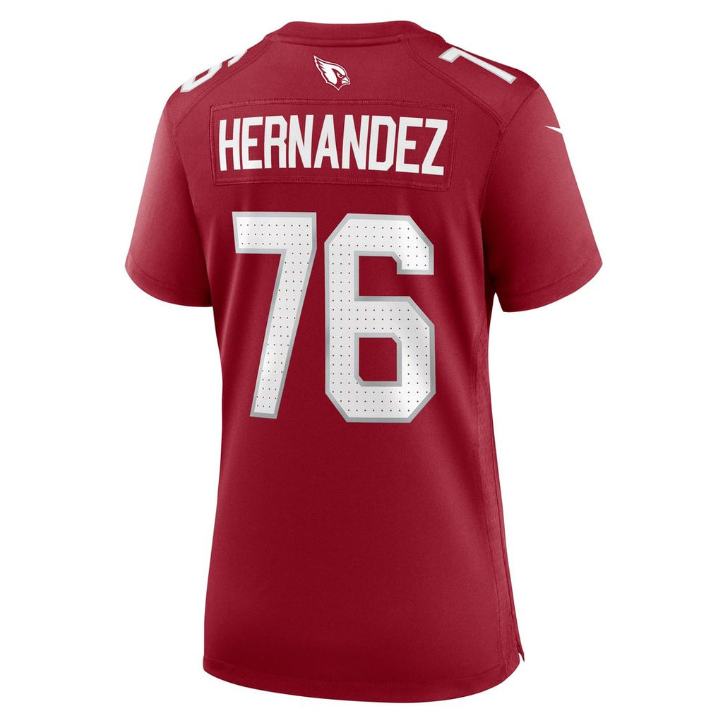 Will Hernandez Arizona Cardinals Women's Game Jersey - Cardinal