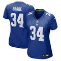 Beau Brade New York Giants Women's Team Game Jersey - Royal