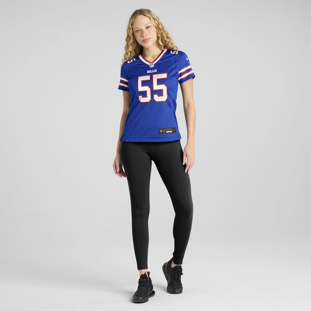 Michael Hoecht Buffalo Bills Women's Team Game Jersey - Royal