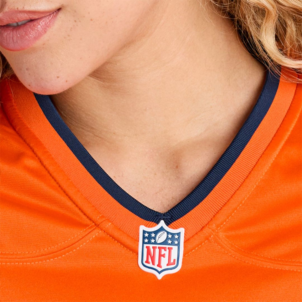 Dane Key Denver Broncos Women's Team Game Jersey - Orange