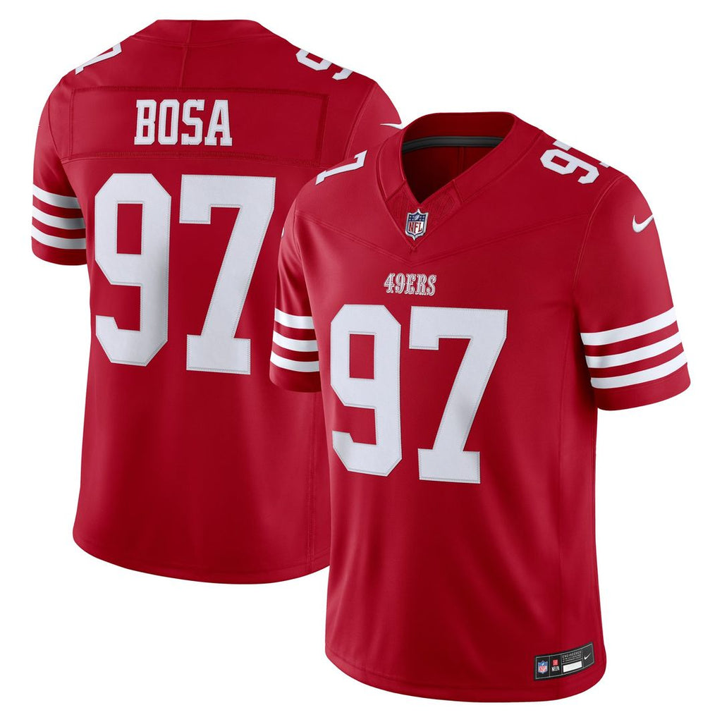 Nick Bosa San Francisco 49ers Team Vapor F.U.S.E. Stitched Limited Jersey - Scarlet