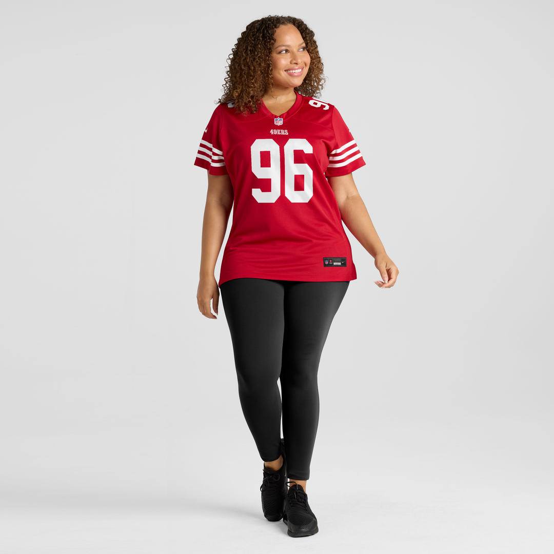 James Thompson Jr San Francisco 49ers Women's Team Game Jersey - Scarlet