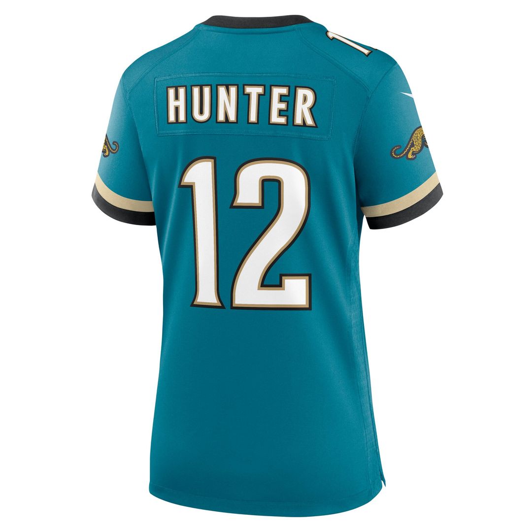 Travis Hunter Jacksonville Jaguars Women's Alternate 2 Prowler Throwback Game Jersey - Teal