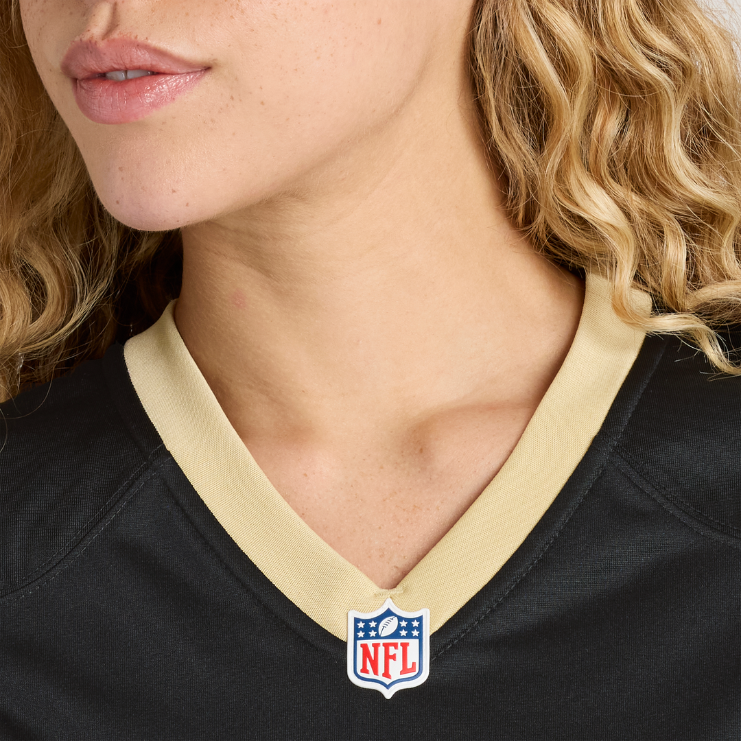 Drew Brees New Orleans Saints Women's Team Game Jersey - Black