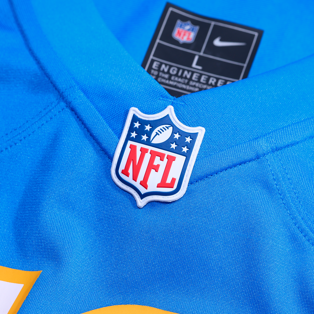 Josh Fuga Los Angeles Chargers Team Game Jersey - Powder Blue