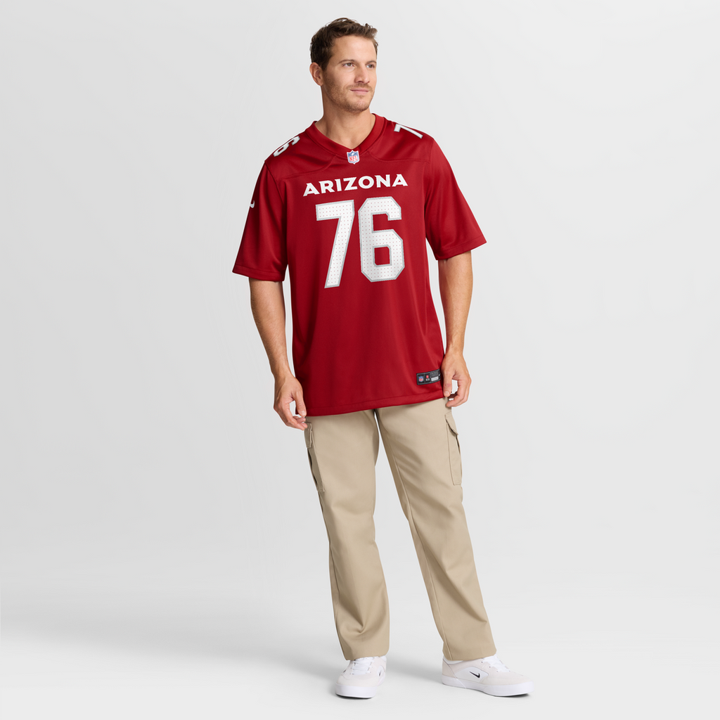 Will Hernandez Arizona Cardinals Team Game Jersey - Cardinal