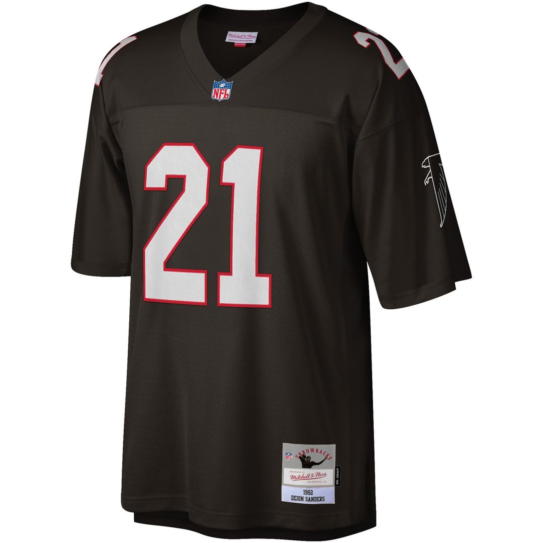 Deion Sanders Atlanta Falcons Legacy Replica Jersey - Red