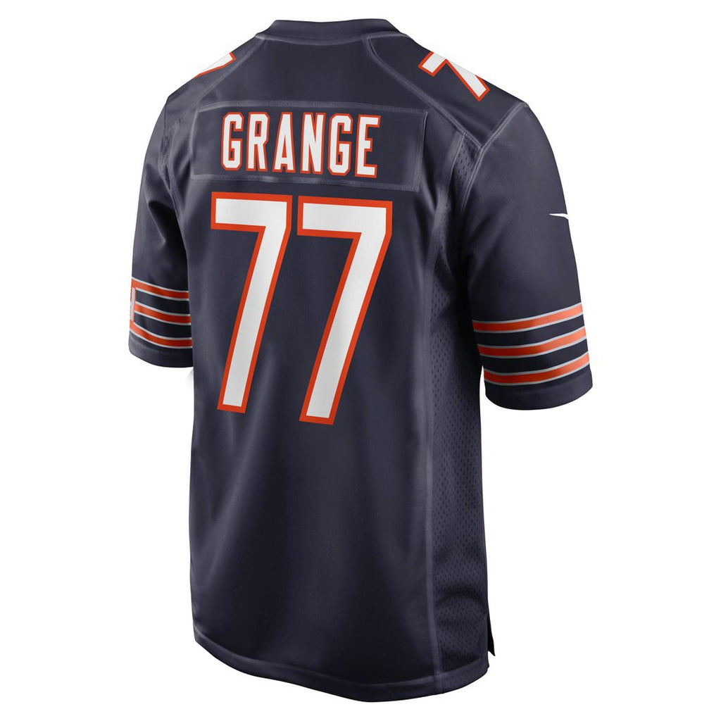Red Grange Chicago Bears Retired Player Jersey - Navy