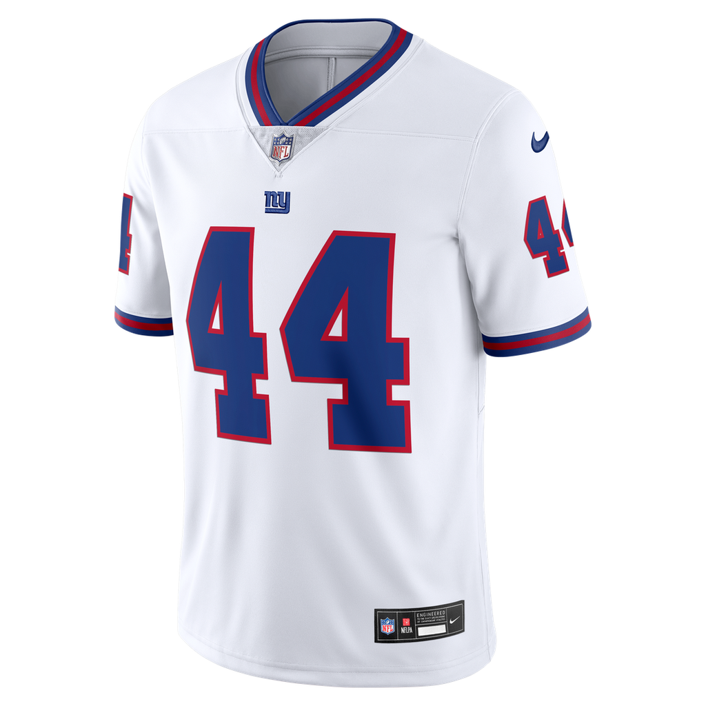 Cam Skattebo New York Giants Vintage White Vapor Untouchable Stitched Limited Jersey - White