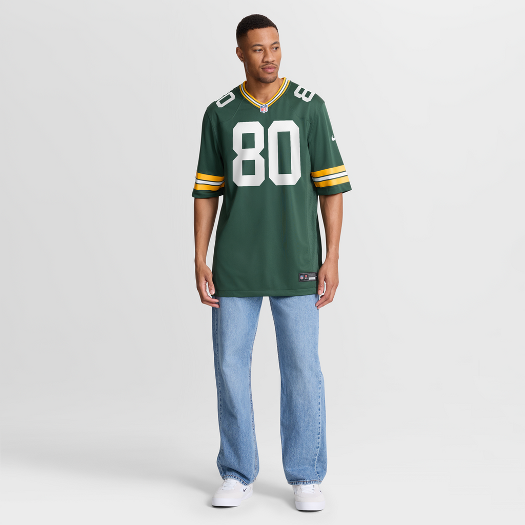 Donald Driver Green Bay Packers Game Retired Player Jersey - Green