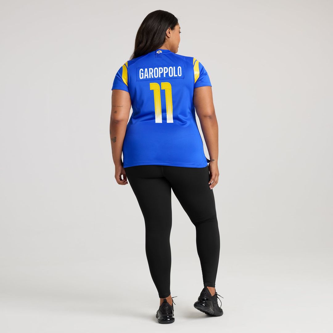 Jimmy Garoppolo Los Angeles Rams Women's Team Game Jersey - Royal