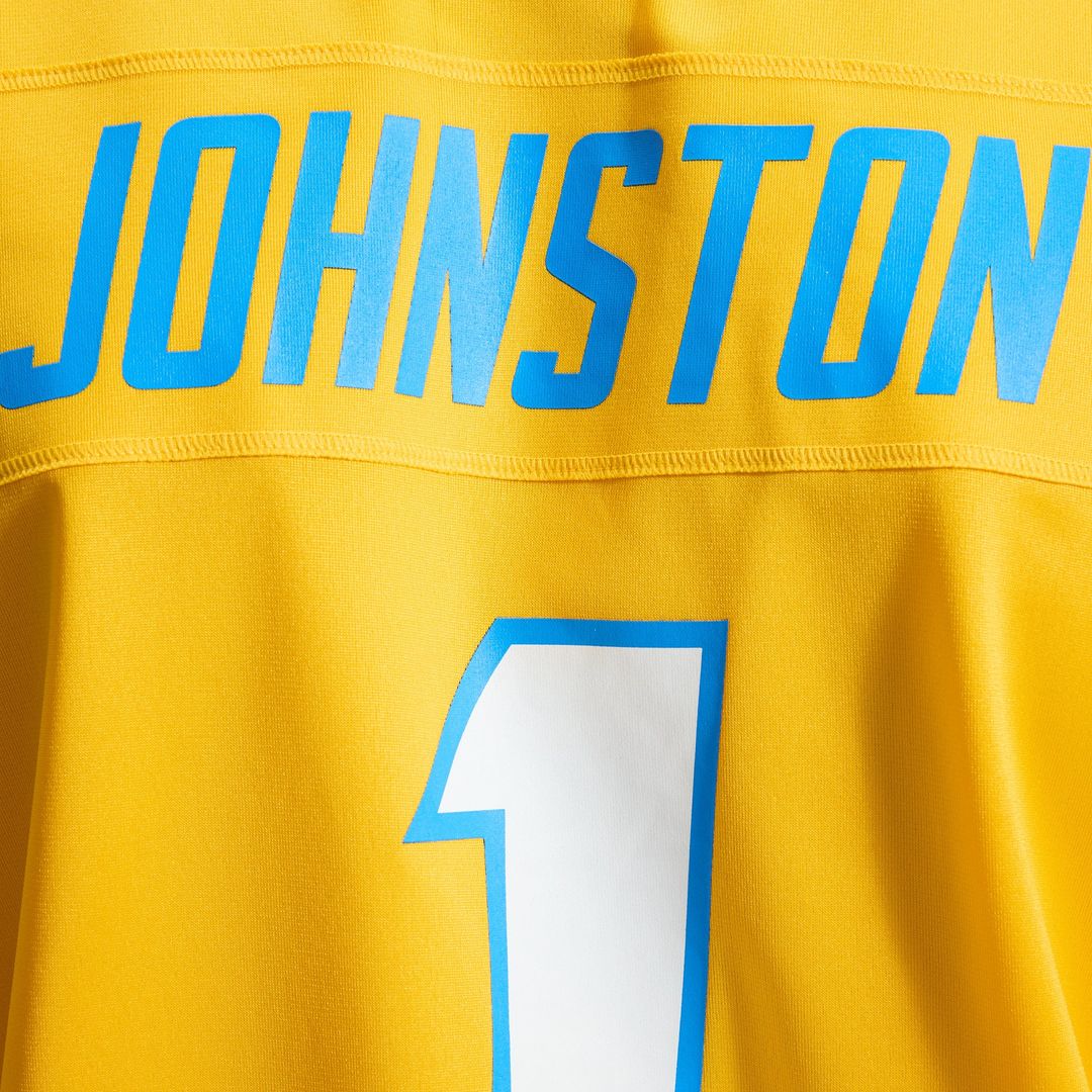 Quentin Johnston Los Angeles Chargers Alternate Charger Power Game Player Jersey - Gold