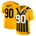T.J. Watt Pittsburgh Steelers Alternate Vapor F.U.S.E. Stitched Limited Jersey - Gold