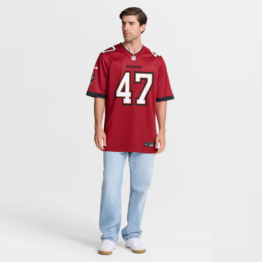 John Lynch Tampa Bay Buccaneers Game Retired Player Jersey - Red