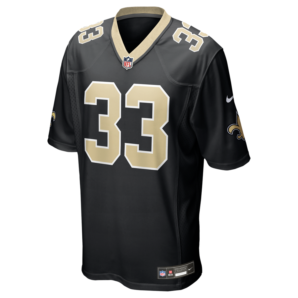 Jonas Sanker New Orleans Saints Team Game Jersey - Black