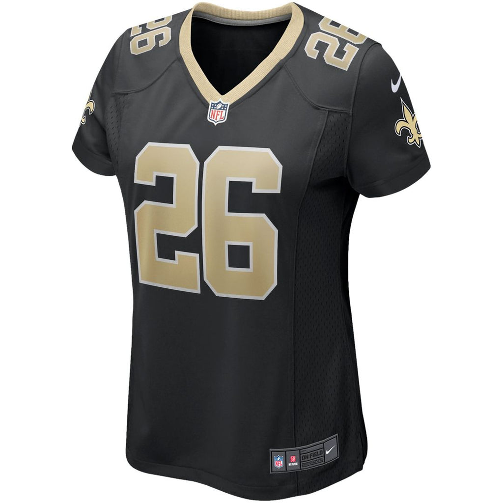 Deuce McAllister New Orleans Saints Women's Game Retired Player Jersey - Black