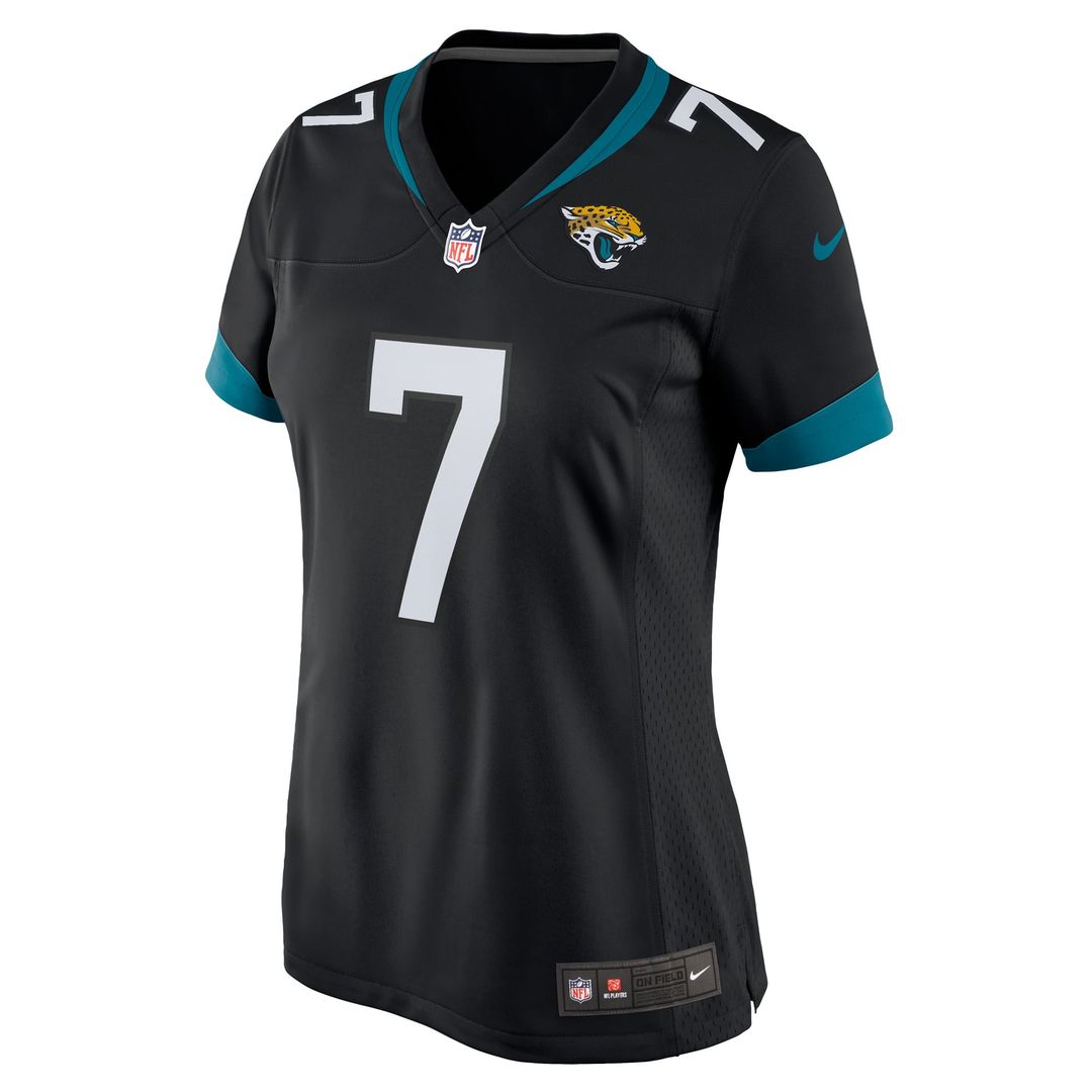 Byron Leftwich Jacksonville Jaguars Women's Alternate Retired Player Game Jersey - Black