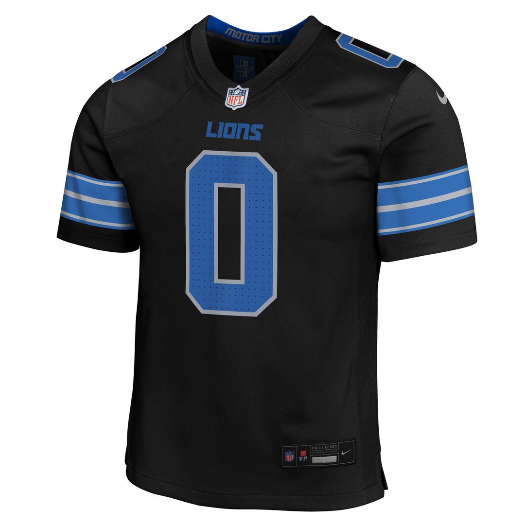 Jahmyr Gibbs Detroit Lions Youth Game Jersey - Blue