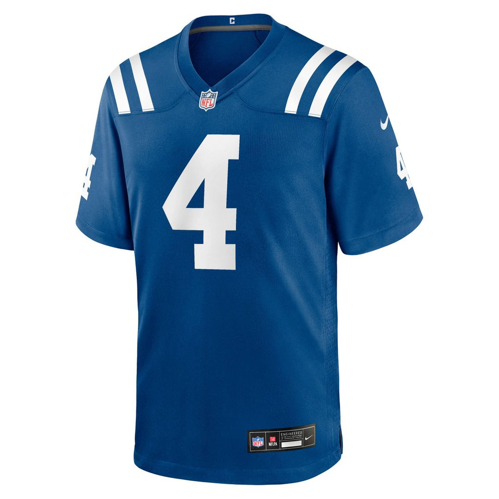 Adam Vinatieri Indianapolis Colts Team Retired Game Jersey - Royal