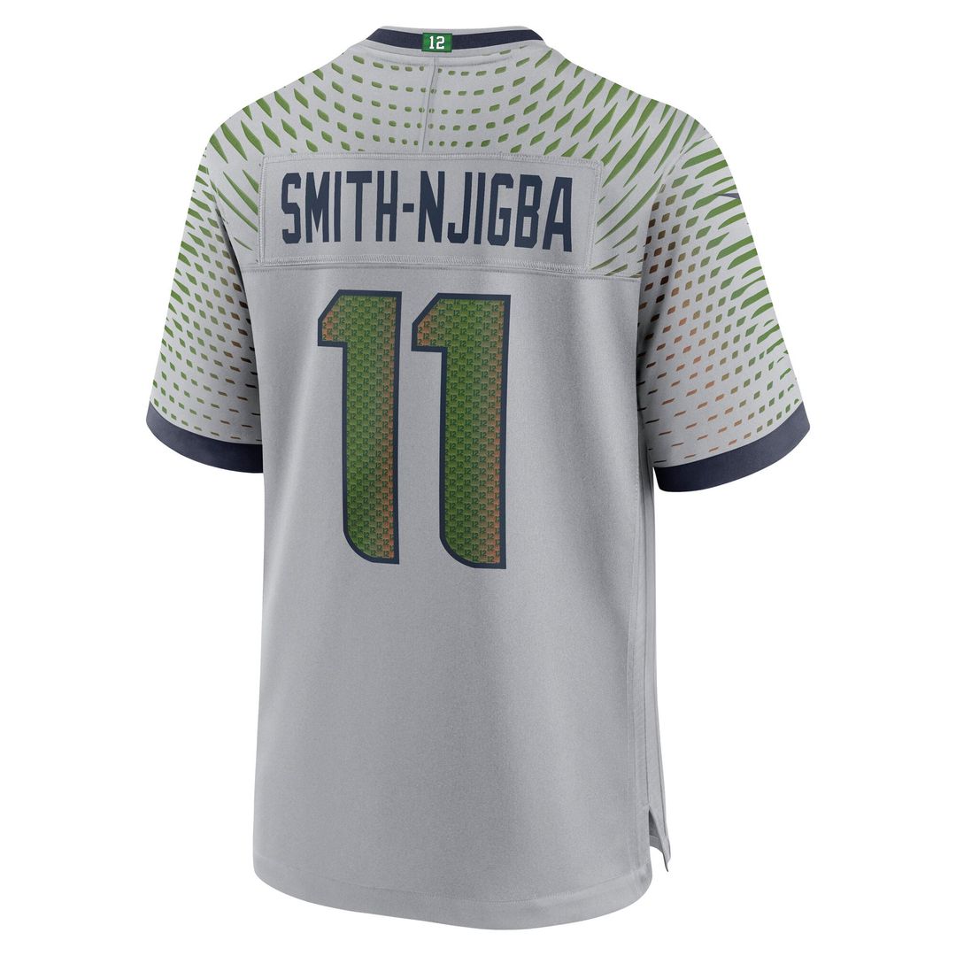 Jaxon Smith - Njigba Seattle Seahawks Rivalries Collection Game Jersey - Gray