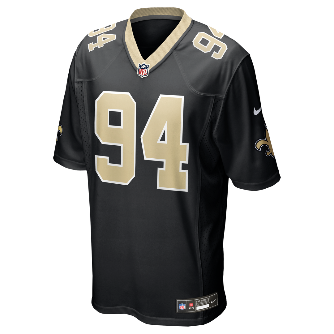 Cameron Jordan New Orleans Saints Game Jersey - Black