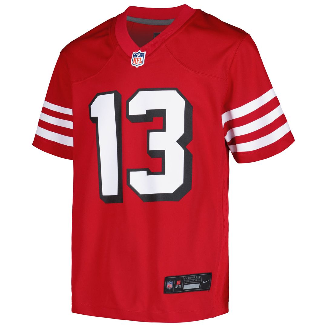 Brock Purdy San Francisco 49ers Youth Game Jersey - Scarlet