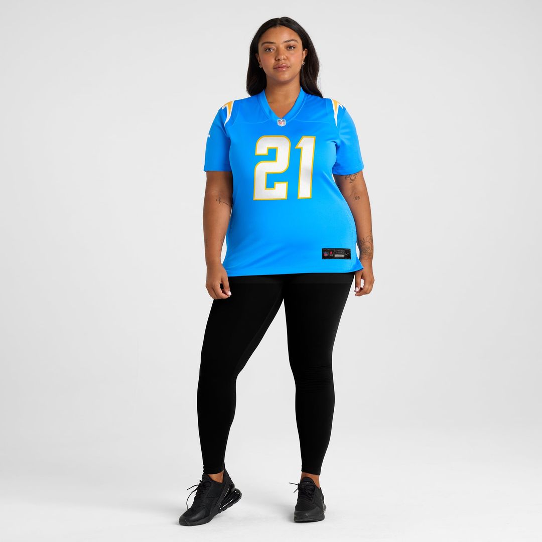 John Hadl Los Angeles Chargers Women's Game Retired Player Jersey - Powder Blue