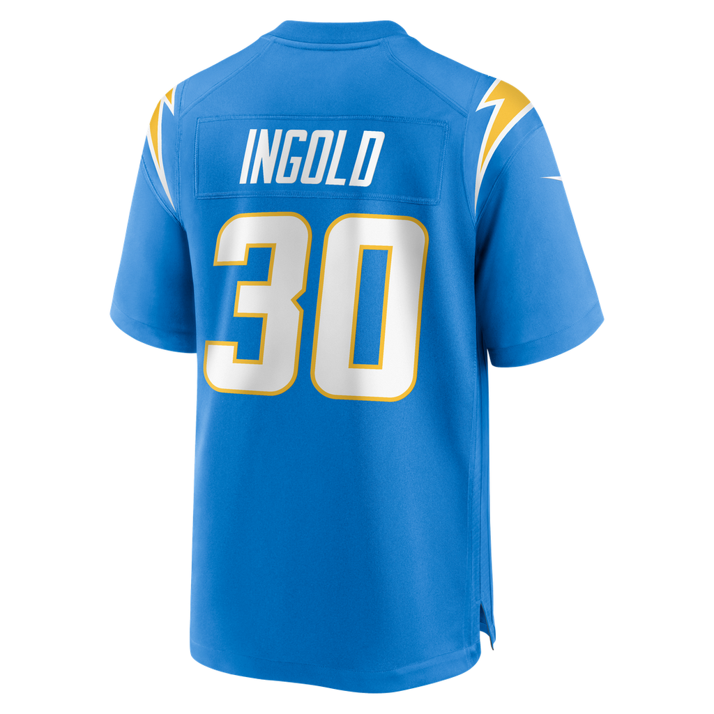 Alec Ingold Los Angeles Chargers Team Game Jersey - Powder Blue