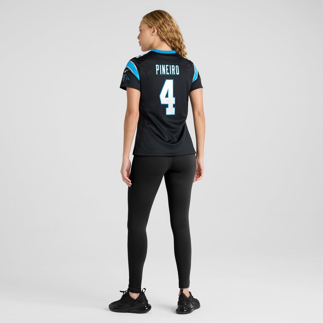 Eddy Pineiro Carolina Panthers Women's Team Game Jersey - Black